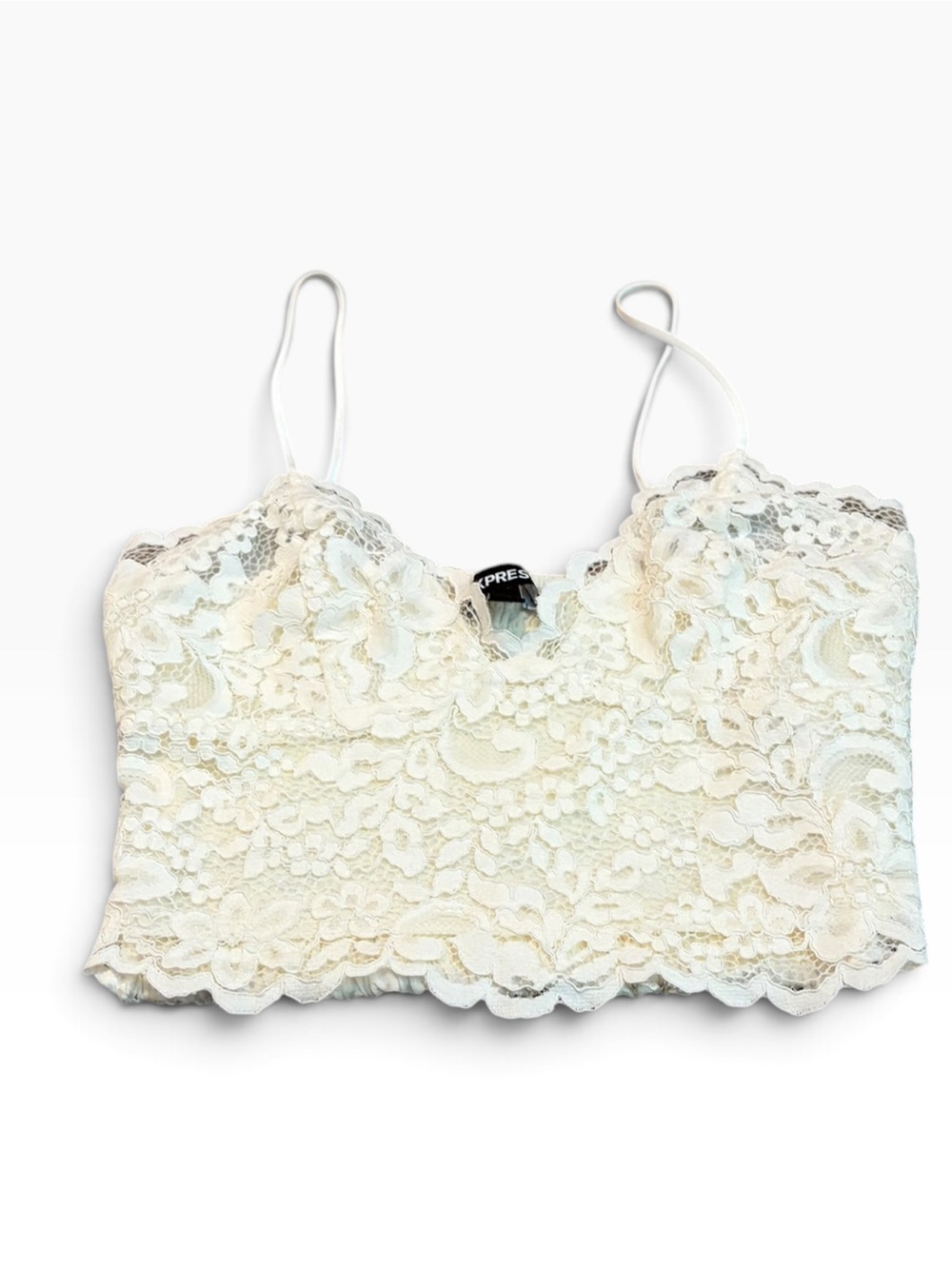 EXPRESS lace crop top